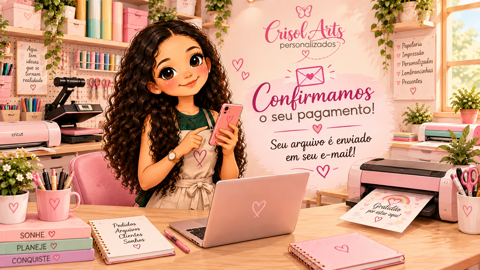 Confirmamos o seu pagamento